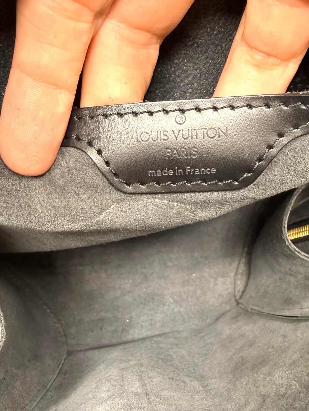 Authentic Louis Vuitton Mabillon back pack black Epi leather M52232 - Picture 14 of 16